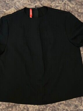 SPANX The Perfect Funnel Top Ponte Shirt Large, Like New!!